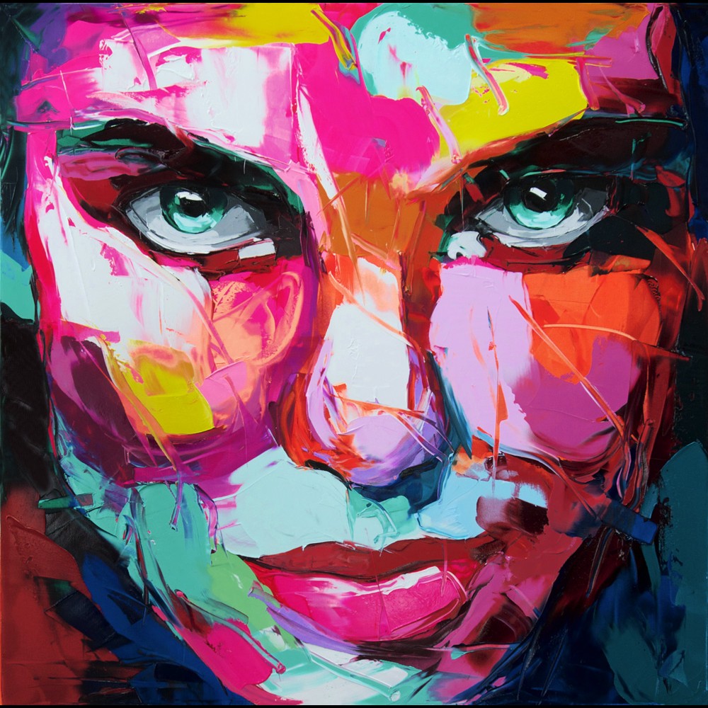 Francoise Nielly Portrait Palette Painting Expression Face194